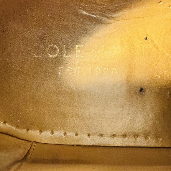 Cole Haan Shoes Mens 11 Black Leather Derby Oxford Dress Almond Toe Classic main image 9